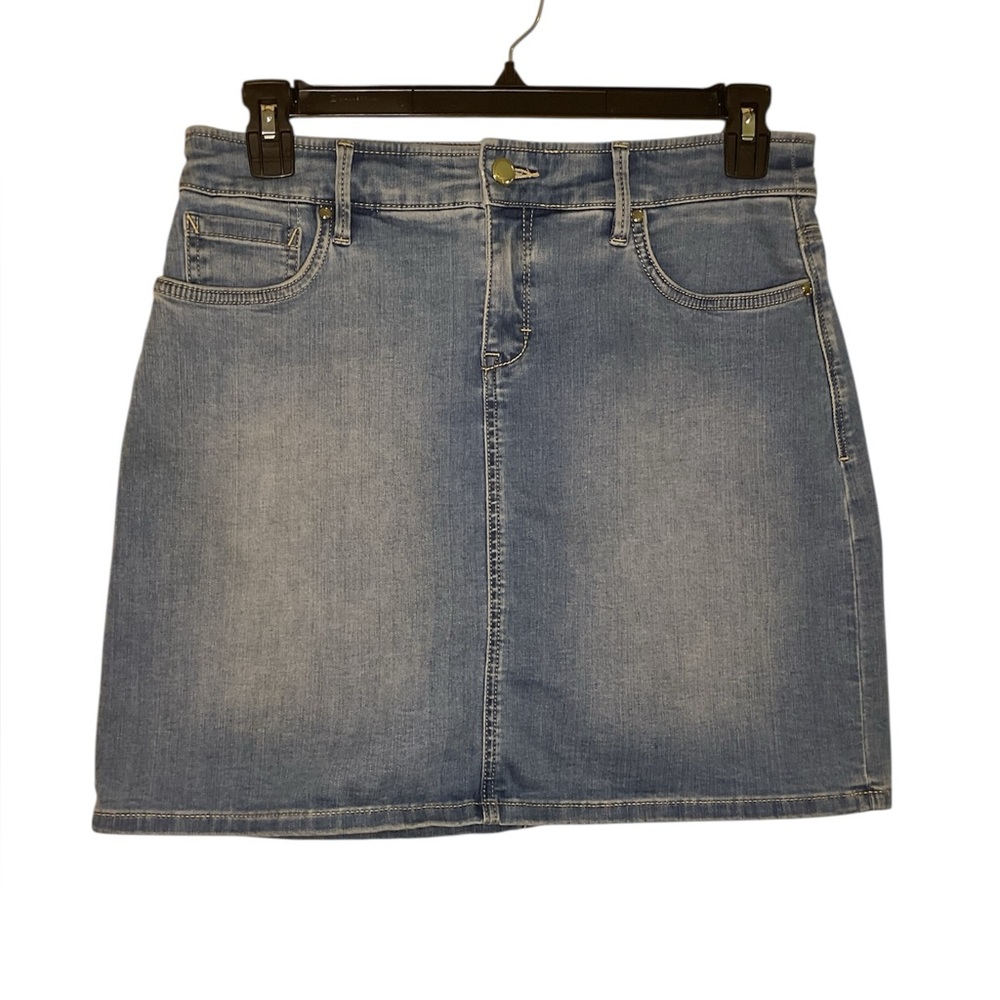 Tommy Bahama Blue Mini Pencil Skirt Casual